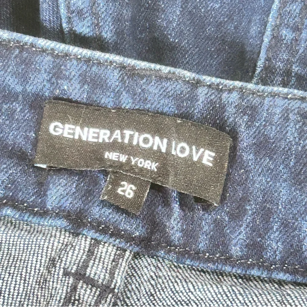 Generation Love Amirah High‎ Waist Sailor Button Front Crop Bootcut Jeans Sz 26